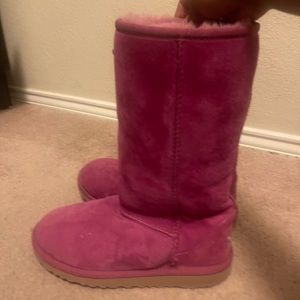 Long Pink Uggs